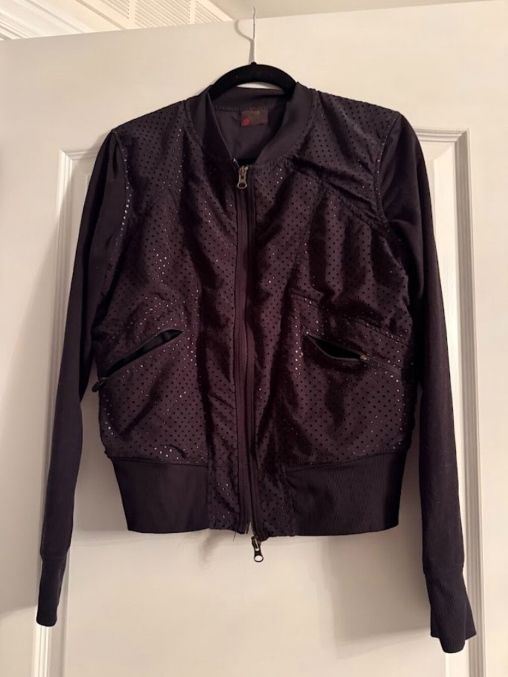 Zella Black Zip-Up | Size S